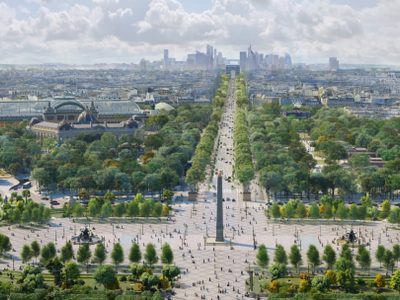 Renuevan el diseño de la avenida de los Campos Elíseos