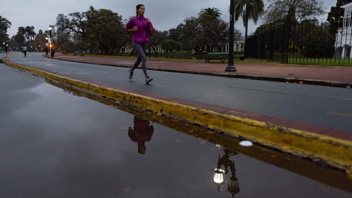 Los runners volvieron a la actividad en la Ciudad de Buenos Aires. (Fuente: Twitter)