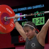 Ana Gabriela López finalizó en novena posición en levantamiento de pesas