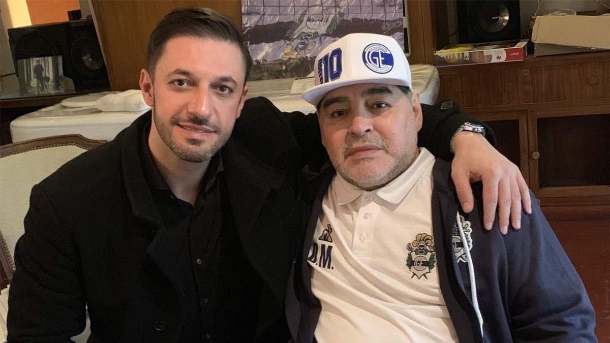 Matías Morla y Diego Maradona. Fuente: (Instagram)