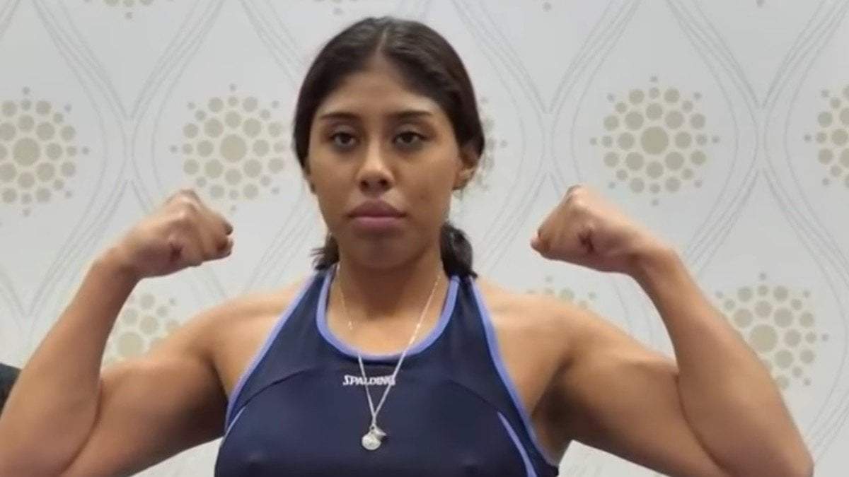 La boxeadora mexicana Jeanette Zacarías