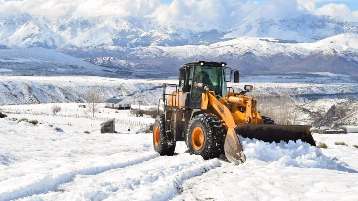 La mayoría de las rutas en la Provincia del Neuquén están transitables con precaución. Fuente: (Facebook)