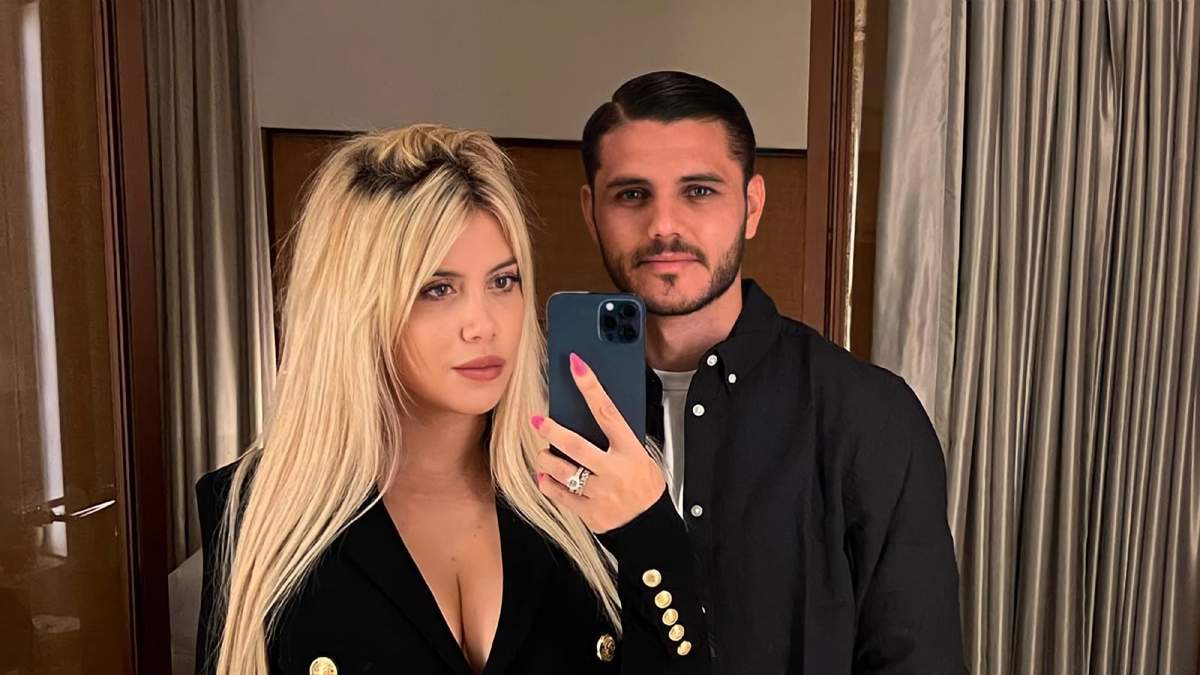 Wanda Nara y Mauro Icardi. Fuente: (Instagram @mauroicardi)