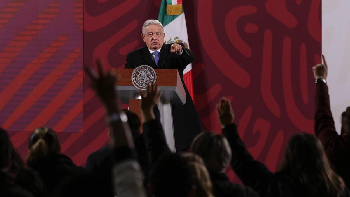 El presidente en Palacio Nacional