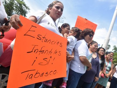 Aseguran que van 60 amparos y 84 guarderías cerradas en Tabasco