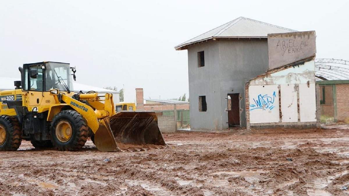La municipalidad anunció que pronto colocarán el asfalto en el Centro de transferencias. Fuente: (Municipalidad de Plottier)