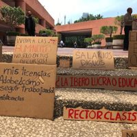 Disminución de becas, aumento de colegiaturas y opacidad generan protestas en la Ibero (Video)