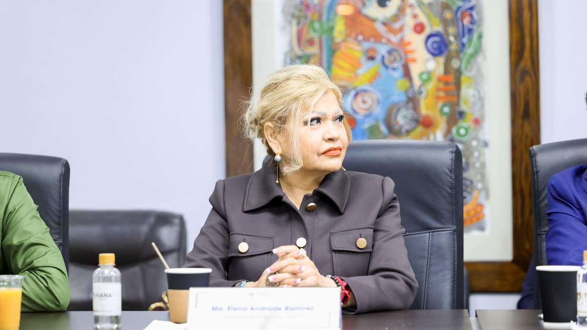 La fiscal de Baja California Ma. Elena Andrade Ramírez