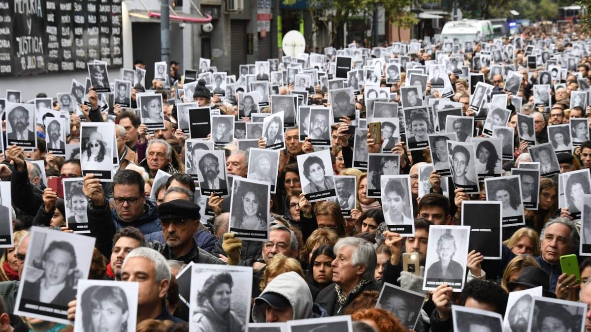 Homenaje a las víctimas de AMIA. Fuente: Twitter