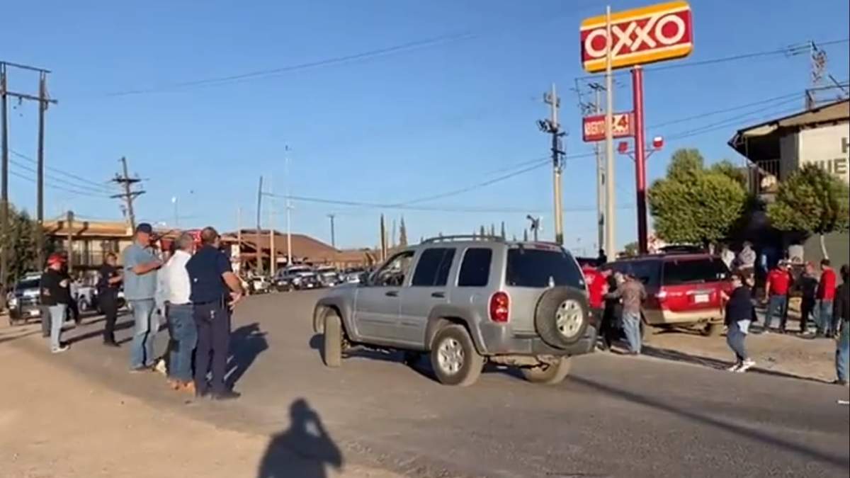 La liberación de la vía bloqueada por mineros de Cananea