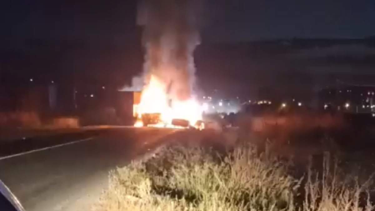 Uno de los bloqueos en Jalisco