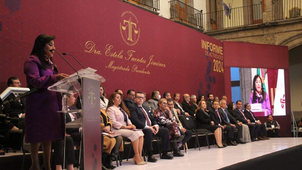 El informe de la magistrada presidenta Estela Fuentes Jiménez