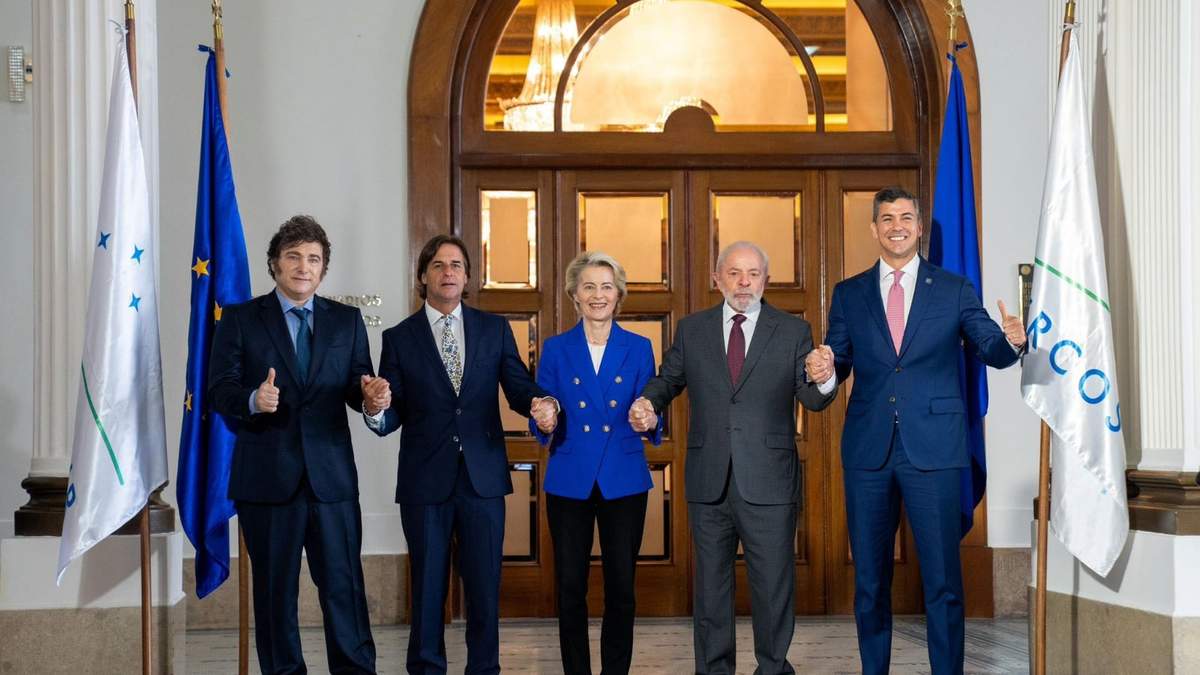 Mercosur promueve un tratado de libre comercio con la UE. Fuente: (X)