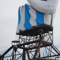 Cutral Co avanza con la construcción de la estatua de Messi más alta del mundo