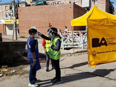 Coronavirus en las villas porteñas: la mitad de los testeos dieron positivo