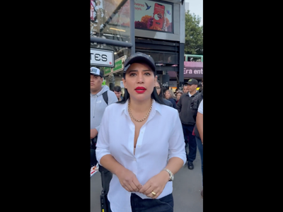 Sandra Cuevas exige recuperar la Glorieta de Insurgentes: “se ha convertido en un baño público”