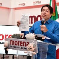 Mario Delgado rechaza que junta de morenistas en Segob fuera sobre “corcholatas”