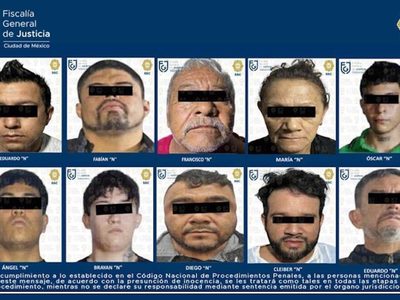 Vinculan a proceso a siete presuntos integrantes del CJNG detenidos en Xochimilco y Tlalpan