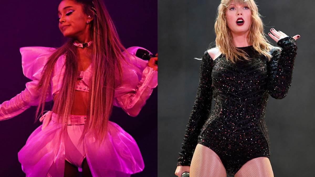 Ariana Grande. Taylor Swift. Fuente: (Twitter).