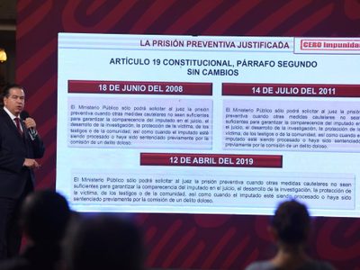 Mejía Berdeja advierte que eliminar la prisión preventiva oficiosa daría paso a la impunidad