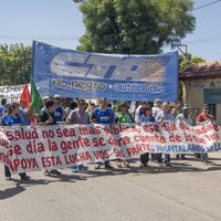 Marcha de la CTA Autónoma: exigen la reapertura del paso a Chubut