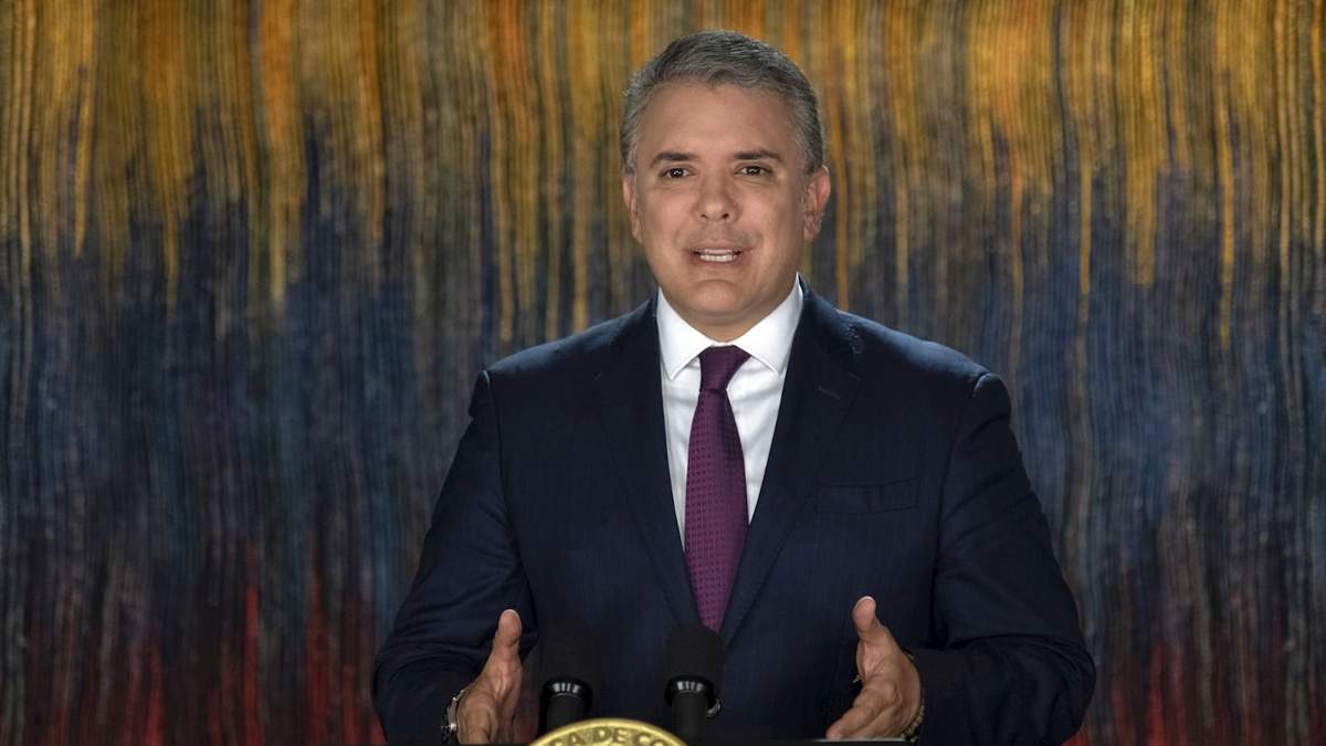 Iván Duque, presidente de Colombia. Fuente: (Twitter)