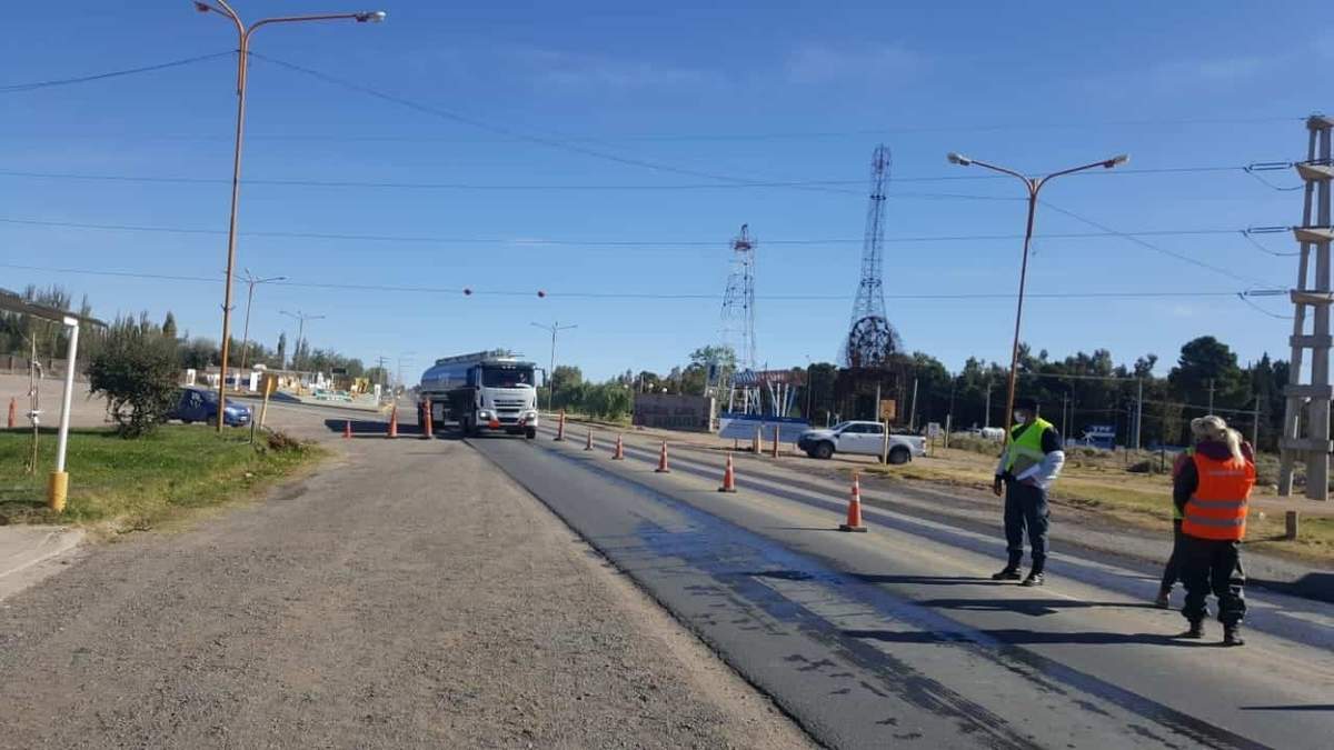 Ingreso a Plaza Huincul. Fuente: (Cutral Co Al Instante)