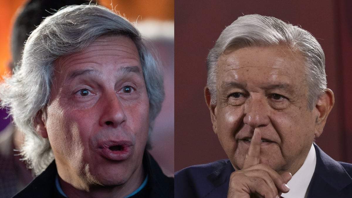Claudio X. González  y AMLO. Confrontación