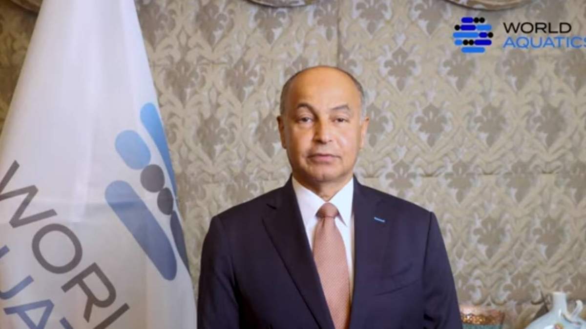 Husain Al-Musallam, presidente de la Federación Internacional de Natación (World Aquatics, antes FINA)