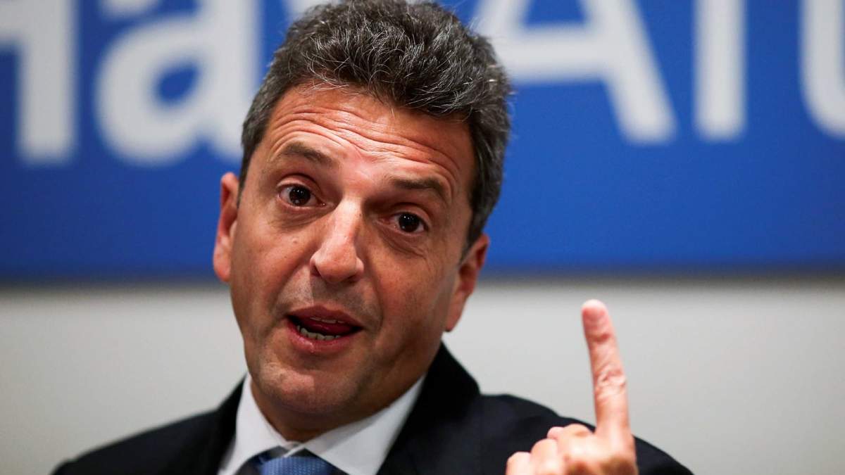 Presidente de la Cámara baja, Sergio Massa. Foto: (Twitter)