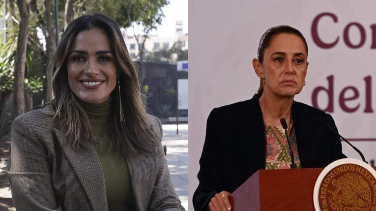 Alessandra Rojo de la Vega y Claudia Sheinbaum