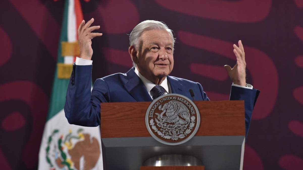 El presidente Andrés Manuel López Obrador en la mañanera