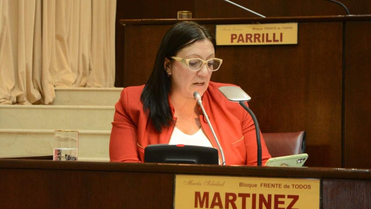 Soledad Martínez, diputada provincial. Fuente: (Legislatura de Neuquén)