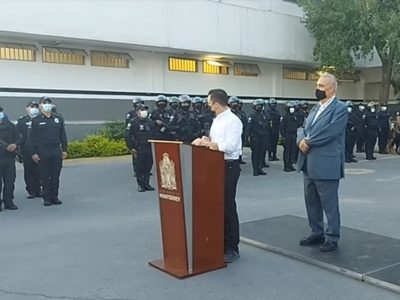 Colosio prevé el recorte de 100 policías de Monterrey