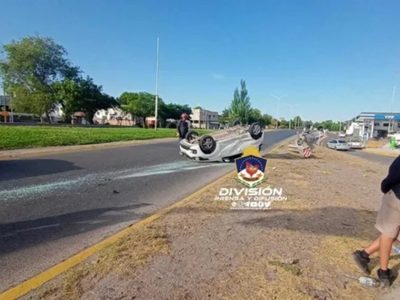 Dos choques ocurrieron sobre la Ruta Nacional 22 a la altura de Plottier