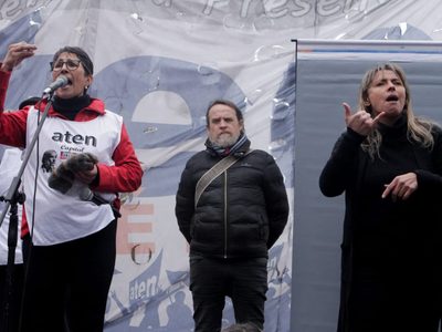 Paro y movilización de Aten: "El gobierno sabe que se metió en un problema"