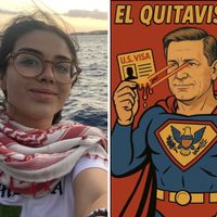 Christopher Landau amaga con quitar la visa a Arlín Medrano; así le respondió la activista