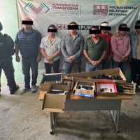 Detienen en Chiapas a 9 presuntos integrantes del Cartel de Sinaloa; hirieron a un policía municipal