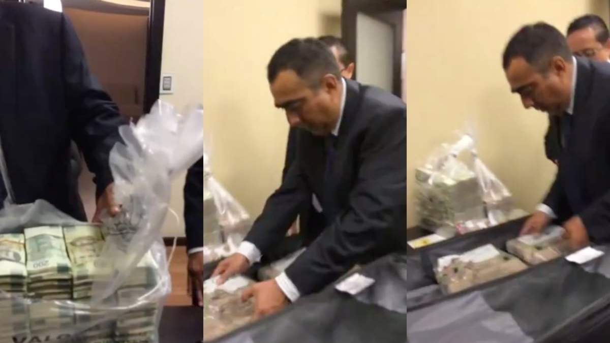 Rafael Caraveo confesó que recibió 15 maletas con dinero