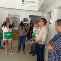 ¡Despidos!: Protesta de ATE en el Ministerio de Cultura