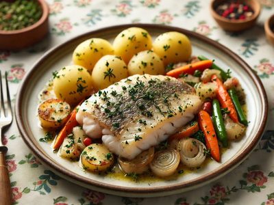 Pollo de mar al horno: la mejor forma de comer pescado en una receta fácil, rápida y muy deliciosa