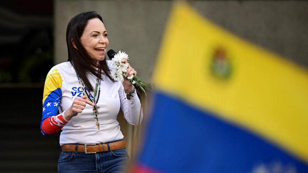 Los refugiados respondían a María Corina Machado, principal opositora al régimen chavista.