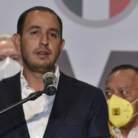 Marko Cortés y Jesús Zambrano no esperaron a que terminara AMLO para arremeter contra la 4T
