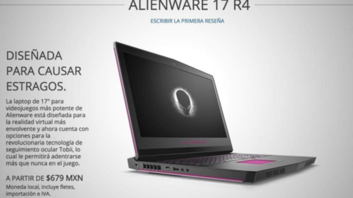 Laptop Dell con precio de venta de 679 pesos