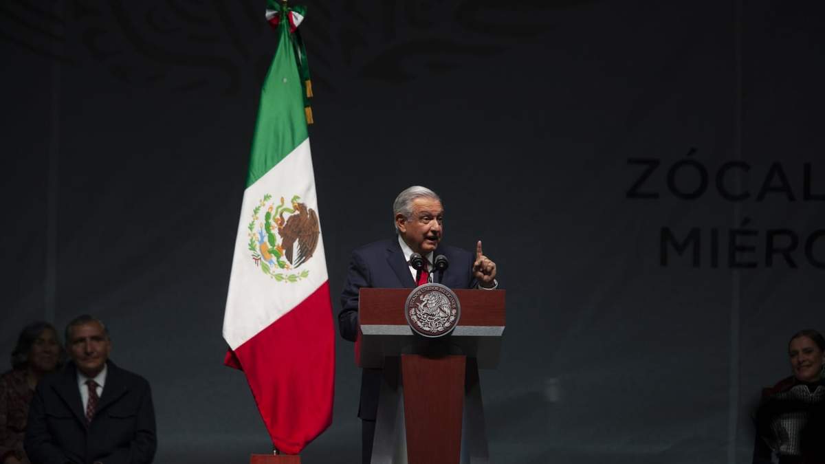Mensaje del presidente López Obrador desde el Zócalo