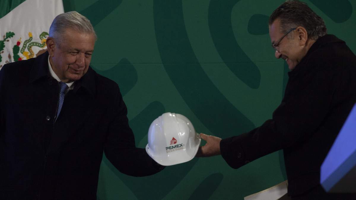 AMLO y Romero Oropeza en imagen de 2021