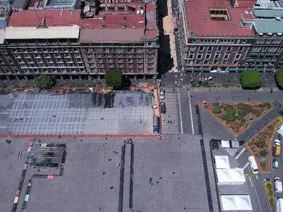 Prevén que en mayo terminen trabajos para la peatonalización del Zócalo de la CDMX