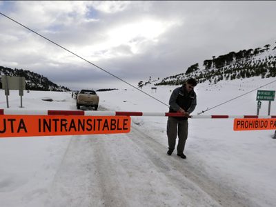 La formación de hielo complica rutas provinciales y nacionales
