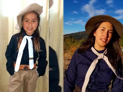 Agostina cumplió su sueño: cantó junto a Selena Vera y emocionó a Plaza Huincul