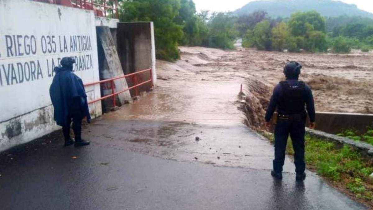 En Veracruz se espera el desbordamiento por los escurrimientos de agua